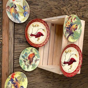 Sic Beautiful Birds Wall Decoration Plates